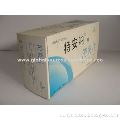 Medicine packaging box, eco-friendly,suitable for medicine or pill packaging,strict quality control